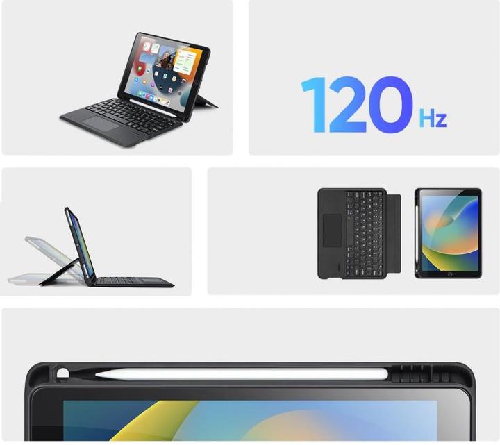 Image du produit Dux Ducis Étui pour clavier de la série DK (ING. Int., iPad 7, iPad 8, IPad 9)