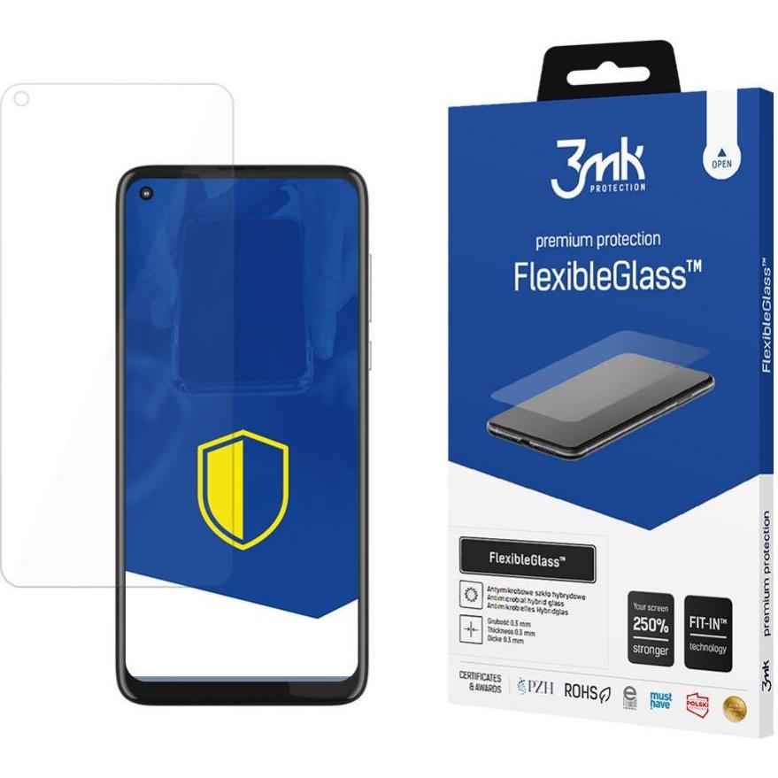 3MK FlexibleGlass do Motorola Moto G8 (1 Stück, Motorola Moto G8), Smartphone Schutzfolie, Mehrfarbig