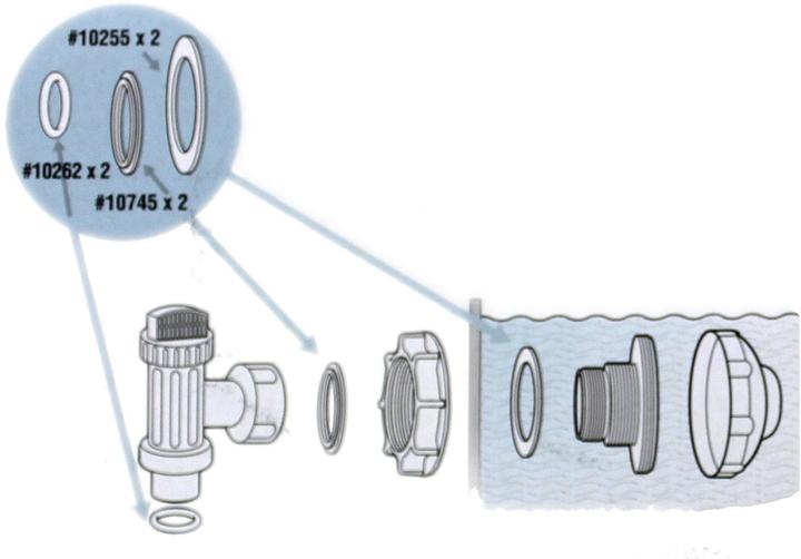 Produktbild Intex Ersatzteil Dichtring für Absperrschieber