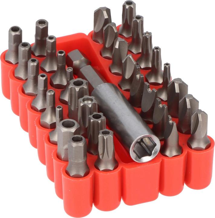 Immagine prodotto FixPoint Set di bit universale da 33 pezzi per tutte le viti comuni (Esagono incassato TX)