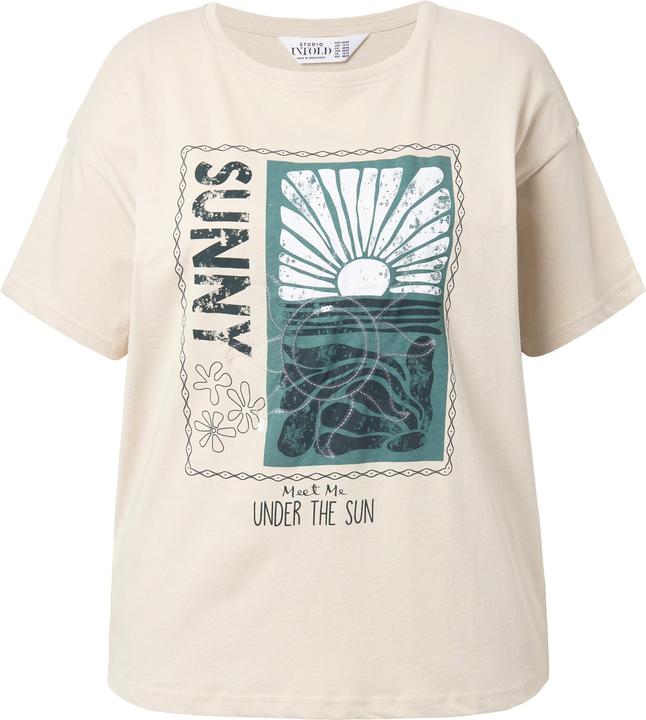 Immagine prodotto Studio Untold T-shirt dal taglio oversize con stampa con sole e paillettes (54)