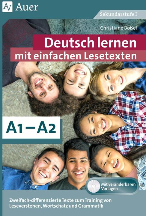 Produktbild Deutsch lernen mit einfachen Lesetexten A1-A2 (Deutsch, Christiane Bössel, 2023)