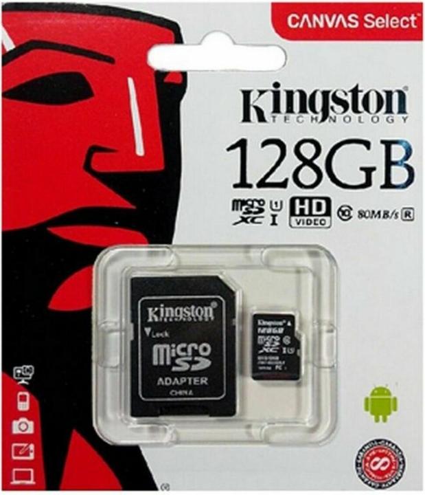 Produktbild Kingston Canvas Select Plus (128 GB, microSDXC, U1, UHS-I)