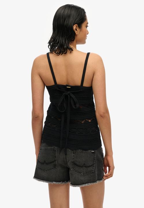Actual product image Superdry Crochet Cami Top (L)