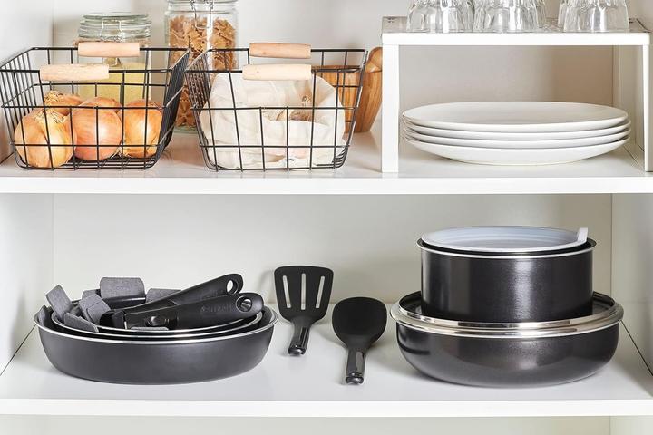 Actual product image Sitram Aluminum Cookware Set (Frying pan, Pot, Aluminium)