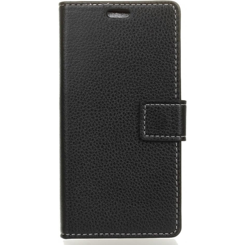 Screenguard Sony Xperia XA1 Leather Guard Lederhülle (Sony Xperia XA1), Smartphone Hülle, Schwarz