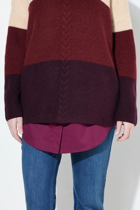 Actual product image Ulla Popken Solid Shirttail Extension (50, 52)