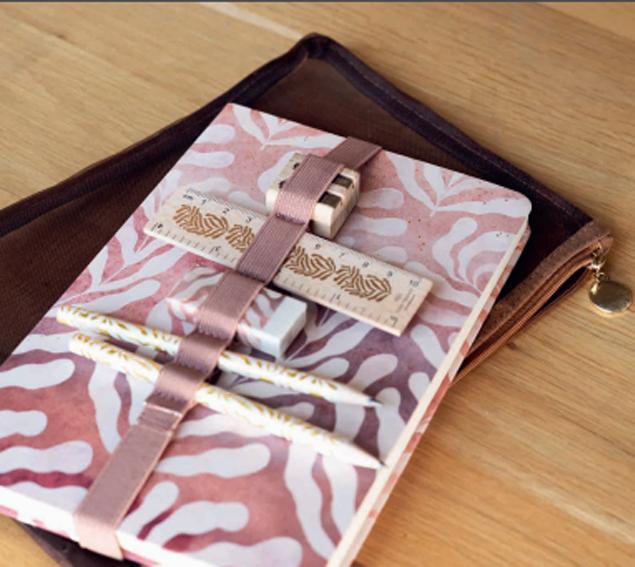 Image du produit Sigel Notizbuch A5 Linescape blau/papaya (A5, A5 : 14,8x21cm, DIN A5, À rayures, Couverture rigide)