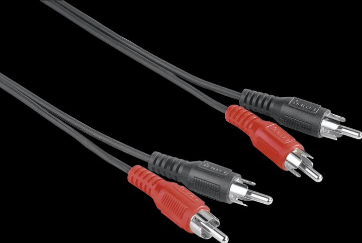 Produktbild Hama Audio-Kabel, 2 Cinch-Stecker - 2 Cinch-Stecker, 2,5 m (2.50 m, Cinch)