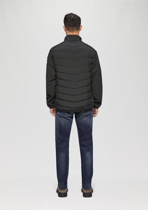 Produktbild S.Oliver Outdoor-Jacke Materialmix-Jacke mit sportiven Kontrastdetails (XL)