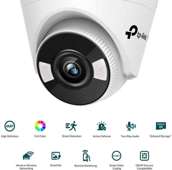 Produktbild TP-Link Cam Turret Network 4MP VIGI C440I(2.8mm) (2560 x 1440 Pixels)