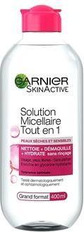 Actual product image Garnier All-in-1 Micellar Cleansing Water for Dry and Sensitive Skin 400ml (Cleansing lotion, 400 ml)