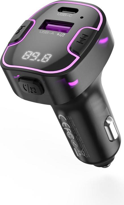 Produktbild xO transmiter FM BCC12 Bluetooth MP3 Autoladegerät 3,1A schwarz