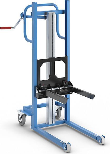 Actual product image kaiserkraft Material lifter, with adjustable box fork, with fork rollers. (100 kg)