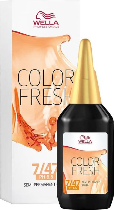 Image du produit Wella Color Fresh (7/47 Blond moyen blond Rouge-brun)