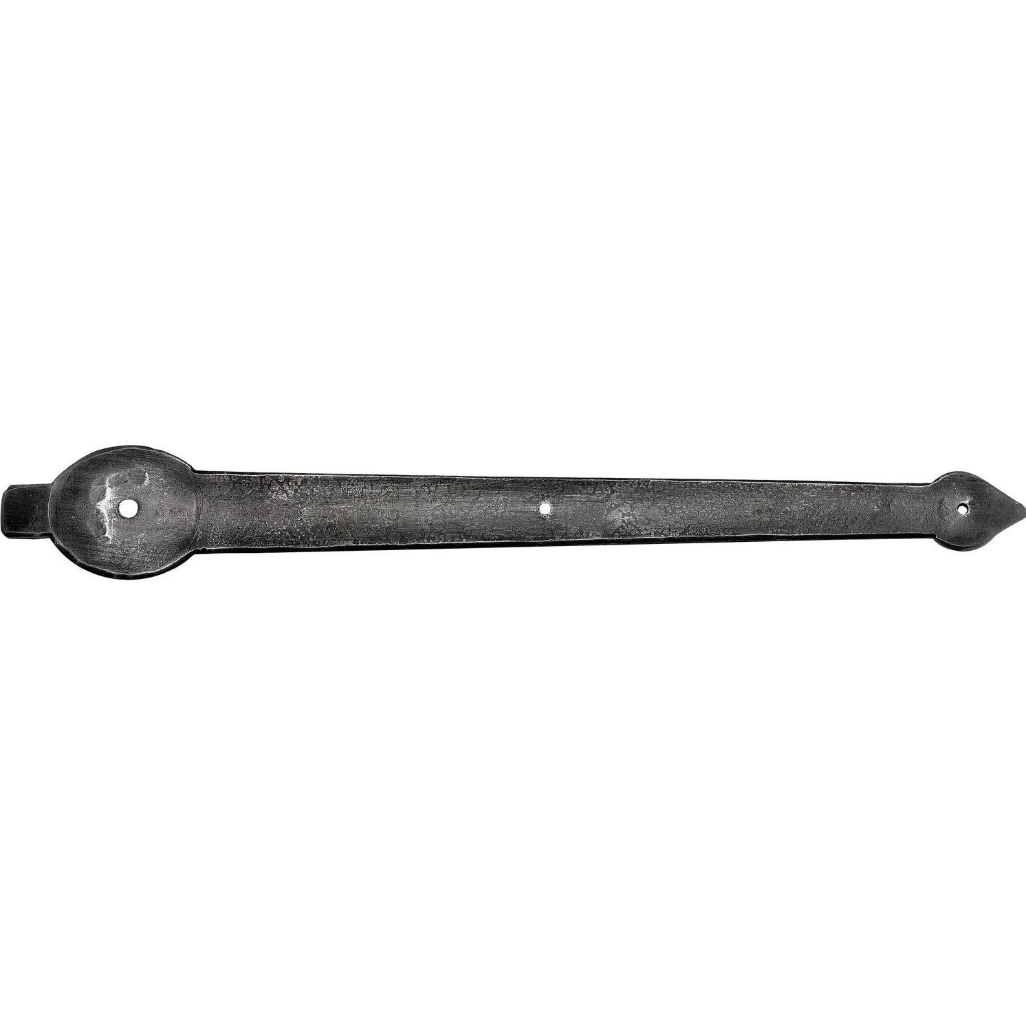 Schörghofer & Frehe, Türbeschlag + Scharnier, Türscheinlangband KREMS 2317, 500 mm, Eisen verzinkt, alt gebürstet