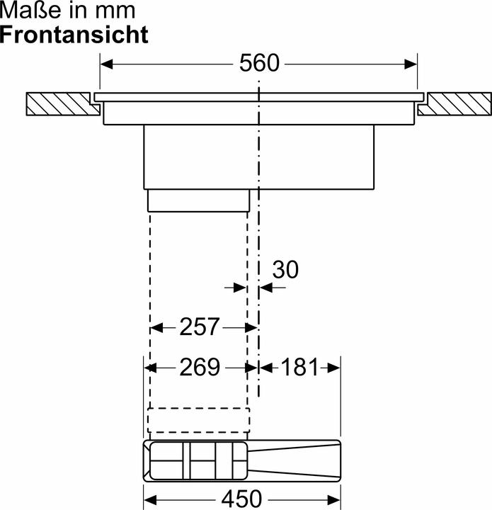 Image du produit Bosch Hausgeräte PVS601B16E (57.20 cm, Table de cuisson à induction)