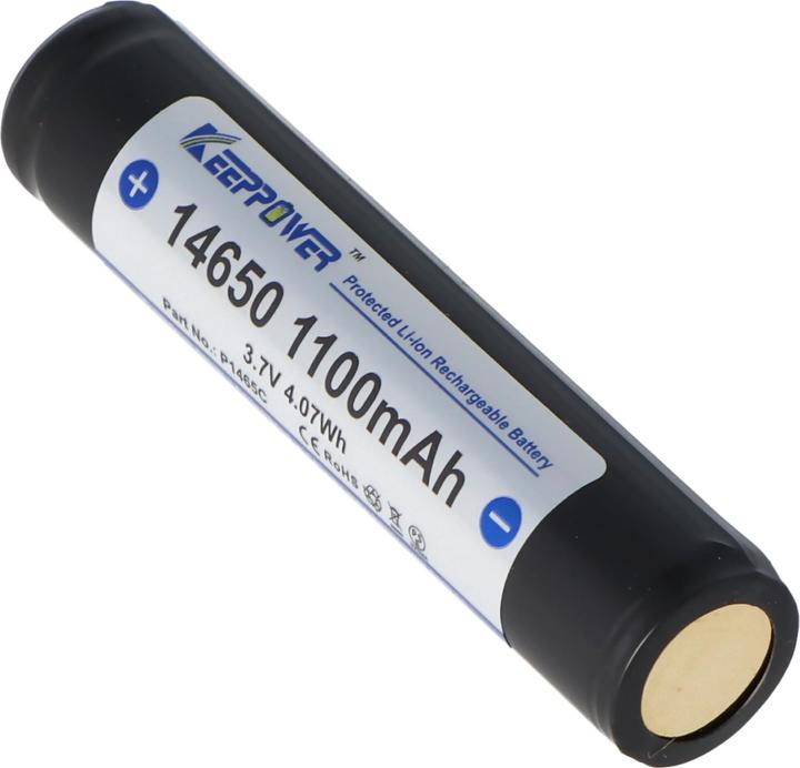 Produktbild Keeppower Akku 14650 PCB geschützt (14650, 1100 mAh)