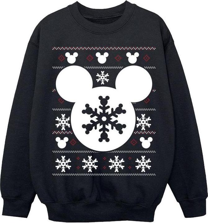 Immagine prodotto Disney Mickey Mouse Christmas Silhouette Snowflakes Felpa Ragazze (116)