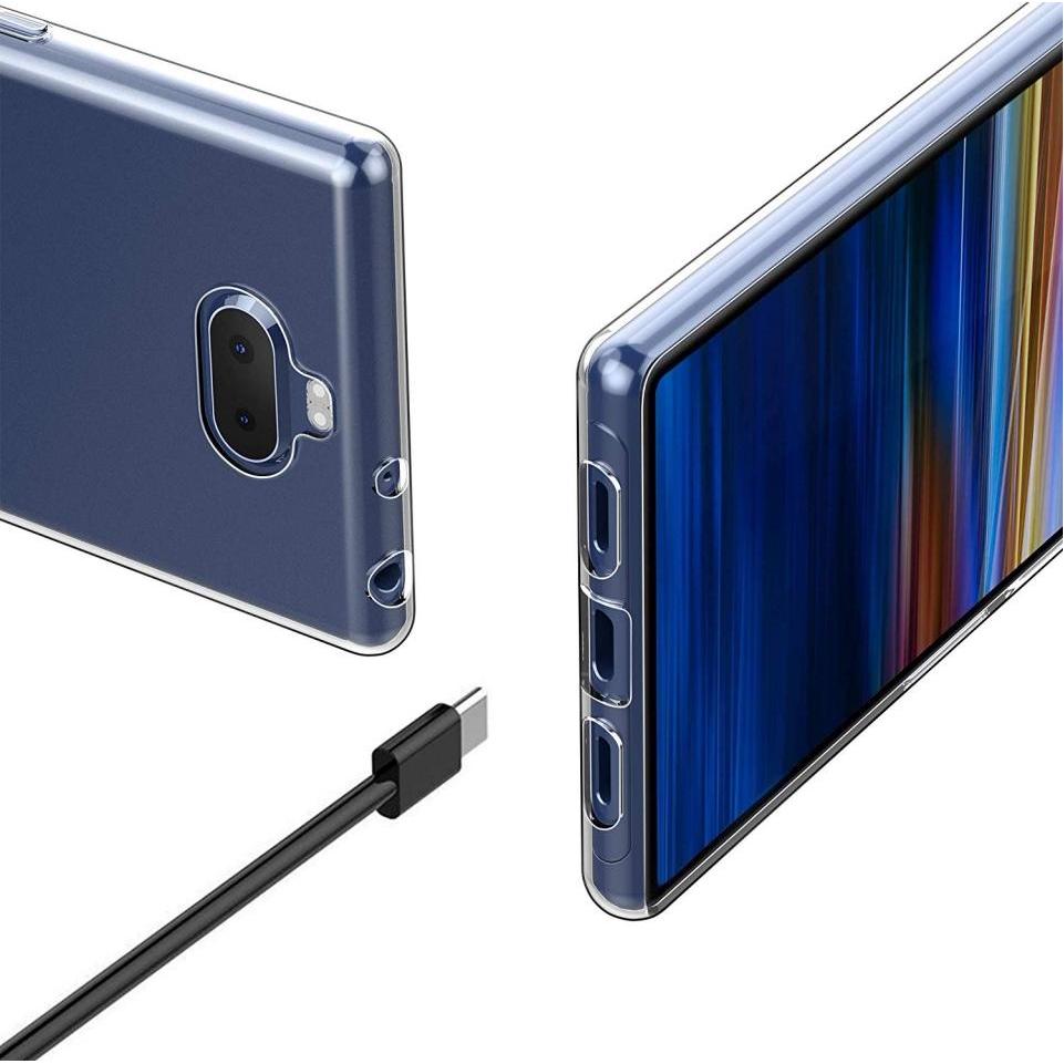 Thumbnail - Screenguard Sony Xperia 10 Plus Flexible TPU Clear Case (Sony Xperia 10 Plus), Smartphone Hülle, Transparent
