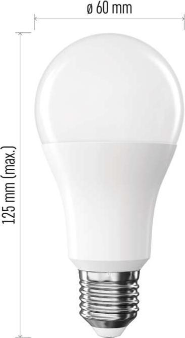 Produktbild Emos LED BASIC A60 15,3W(100W) 1521lm E27 WW (E27, 1521 lm, 1x)