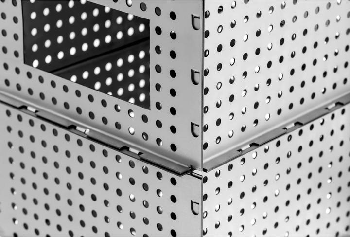 Produktbild Uniprodo Pelletkorb für Kaminofen Brennkorb Heizeinsatz Pellets Stecksystem 1500 °C