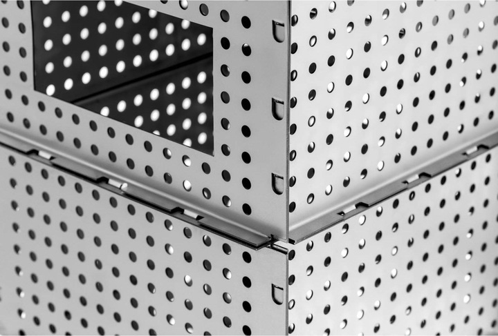 Produktbild Uniprodo Pelletkorb für Kaminofen Brennkorb Heizeinsatz Pellets Stecksystem 1500 °C