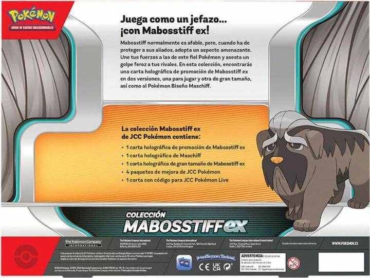 Produktbild Pokémon Spanish Pokemon Mabosstiff trading card game box