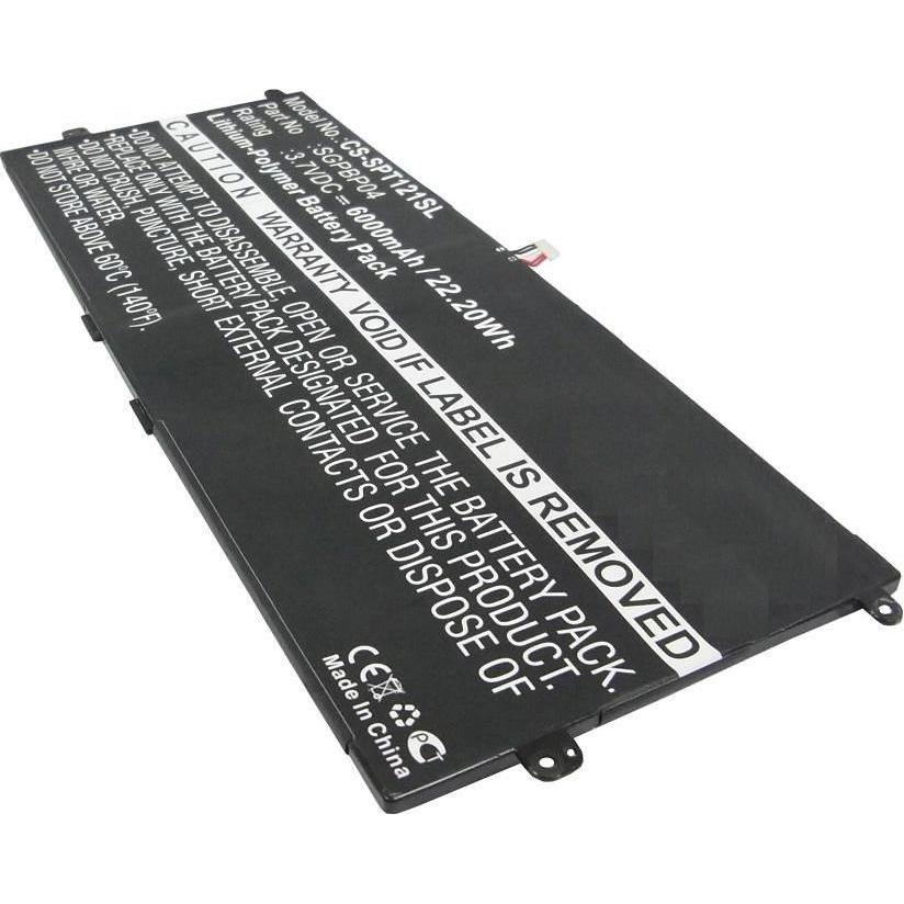 CoreParts Battery for Sony Tablet (6000 mAh), Notebook Akku, Schwarz