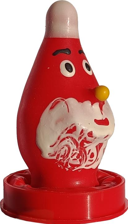 Produktbild Erco Scherzkondom «Nikolaus» – festliches, handbemaltes Weihnachts-Geschenk für humorvolle Anlässe (1 Stk.)