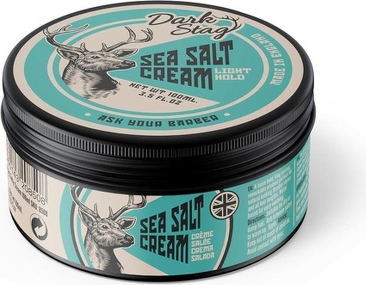 Actual product image Dark Stag Sea Salt Cream Light Hold Professional Hair Styling Cream (Hair cream, 100 ml)