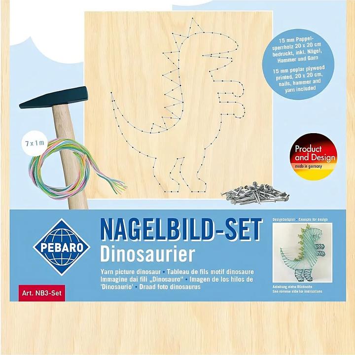 Produktbild Peter Bausch NagelbildSet Dinosaurier