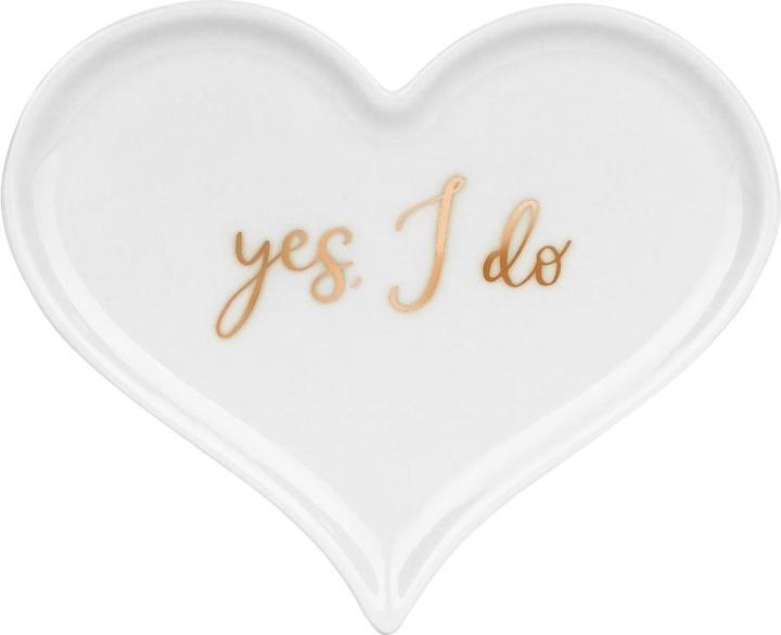Actual product image Partydeco Porte alliances - Yes I Do en porcelaine (1 Piece)