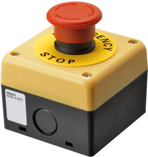 Omron Industrial Automation E-Stop, push-in, 2NC, 40-dia. Head