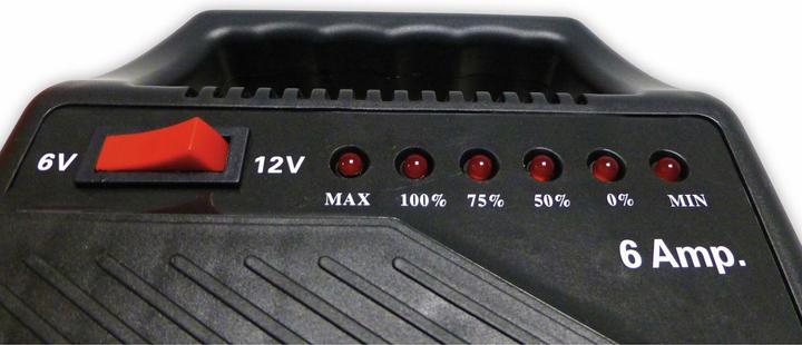 Actual product image HP Autozubehör Battery charger 6 AMP (12V, 6V, 6 A)