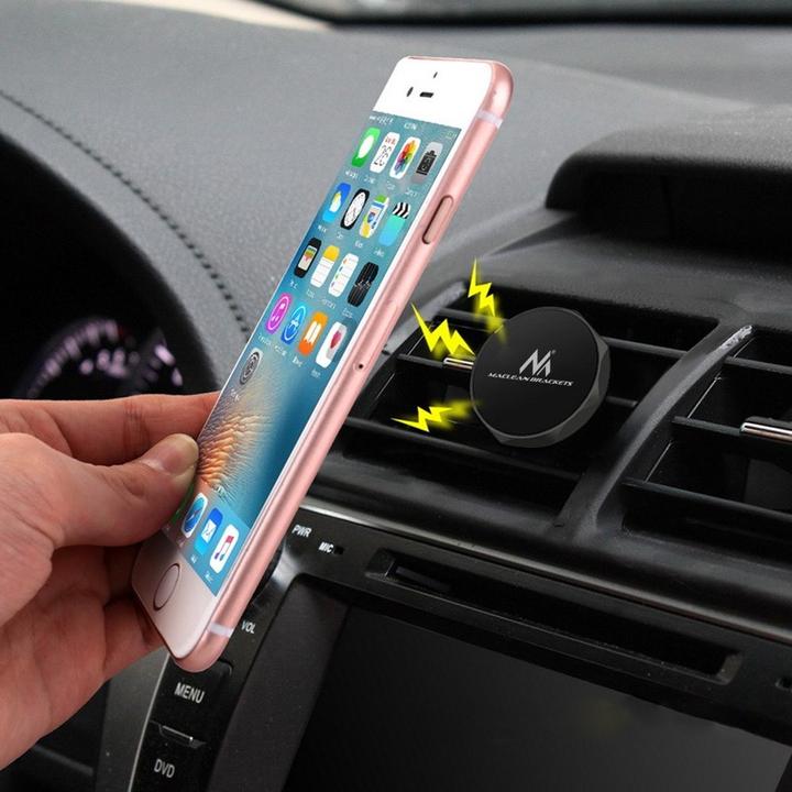 Produktbild Maclean Universal Auto Handyhalterung für Lüftung Magnetischer Telefonhalter KFZ Magnet Smartphone Magnet...
