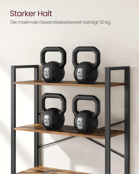 Actual product image Vasagle Havanna (80 x 30 x 186 cm)