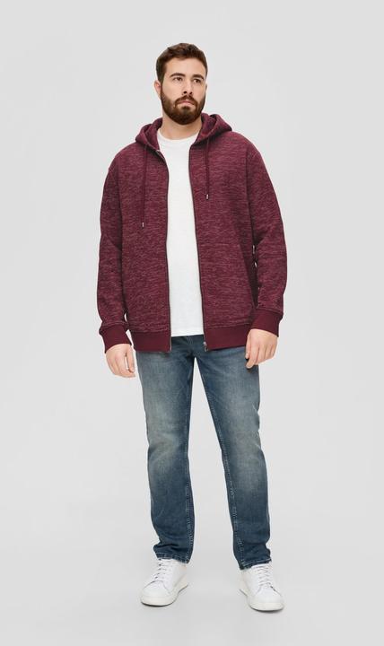 Produktbild s.Oliver Sweatshirt Jacke Sweatjacke mit Kapuze (4XL)
