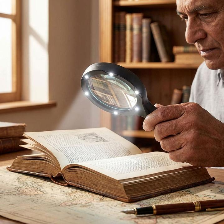 Actual product image Nedis Handlupen | Linsenstärke: 4 Diopter | 10000 K | 0.05 W | 9 lm | Schwarz