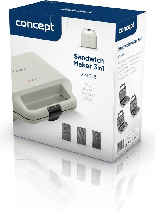 Produktbild Concept Opiekacz do kanapek 3w1 SV3056