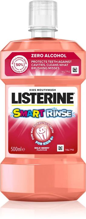 Listerine Smart Rinse Mild Berry 500ml Mundspülung (500 ml, Mundspülung)