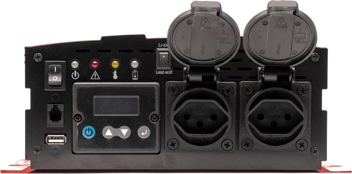 Actual product image Voltima VSC252 Sine wave inverter 2500W/12V with charger, NVS and UPS function (CH)