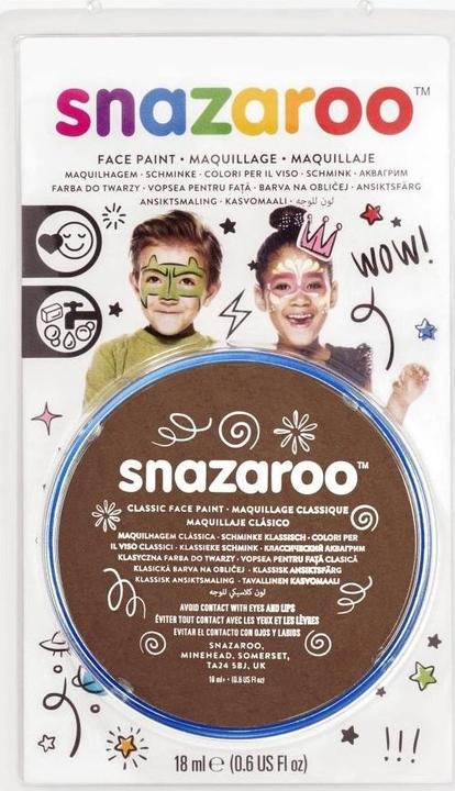 Image du produit Snazaroo Peinture de maquillage Blister 18 ml, Marron clair