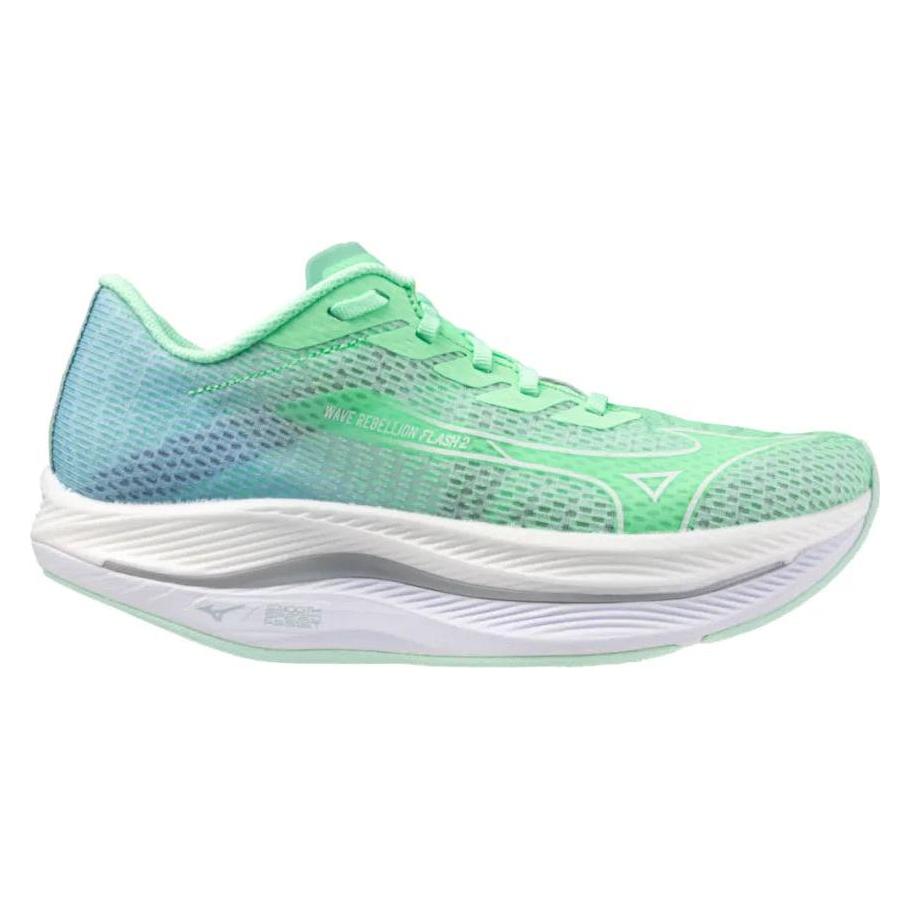 Mizuno, Damen, Laufschuhe, Wave Rebellion Flash 2 (38.5), Grau