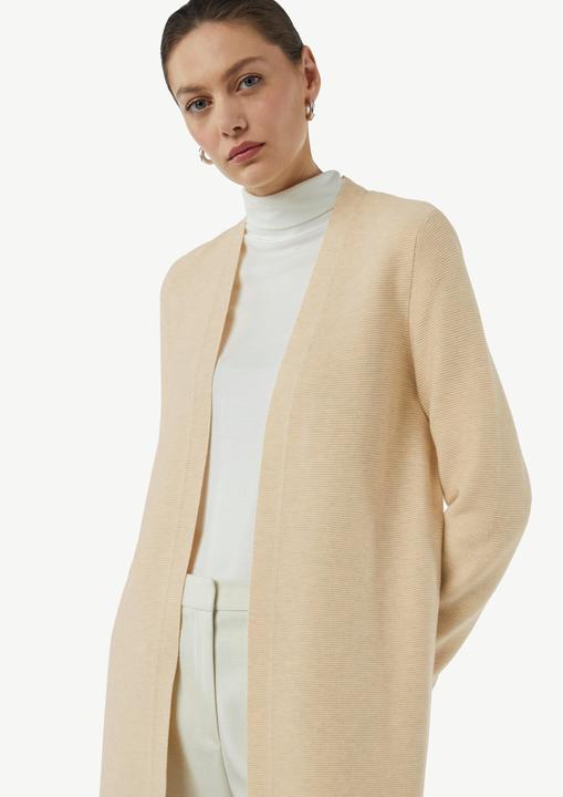 Produktbild Comma Strickjacke Langer Cardigan mit Rippstruktur (38)