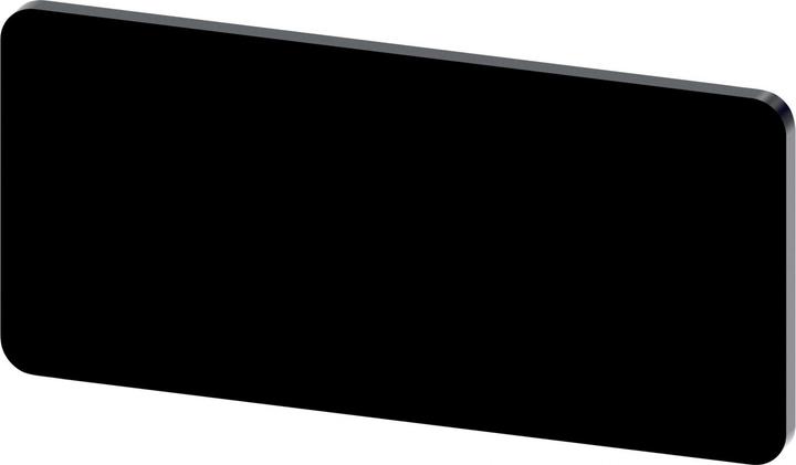 Siemens Labeling plate 12.5x27mm, black
