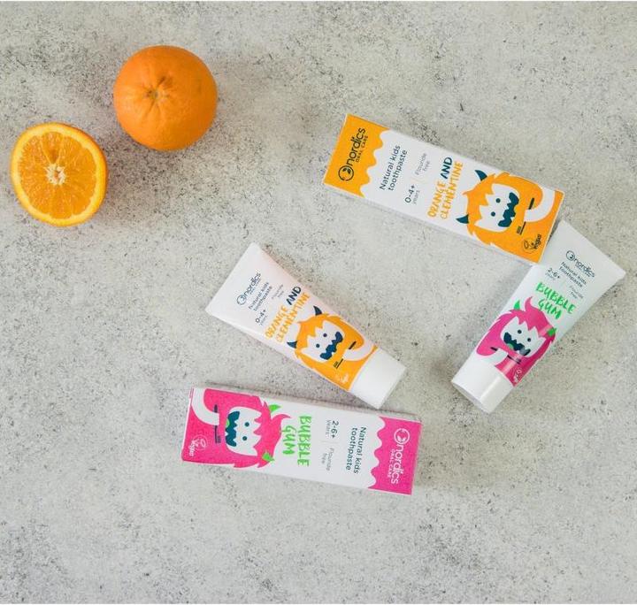 Actual product image Nordics Natural Kids Toothpaste Orange & Clementine (75 ml)