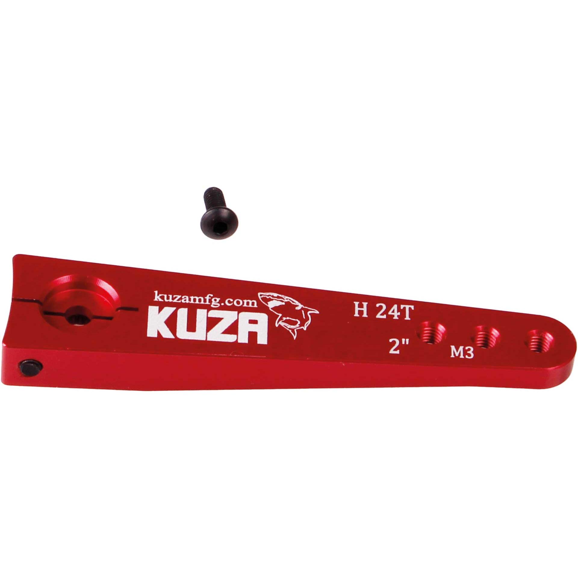 Kuza servohebel 1-arm hitec 24t 51/45/39mm 2" m3 heavy duty v2 aluminium
