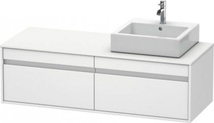 Produktbild Duravit Waschtischunterbau KETHO 550x1400x426mm Be links nussbaum natur