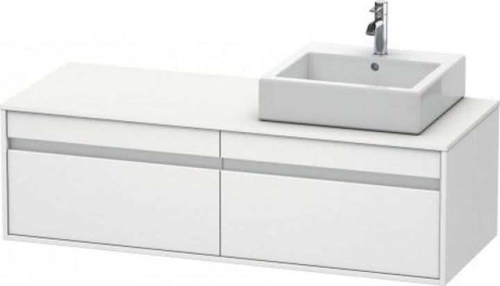 Produktbild Duravit Waschtischunterbau KETHO 550x1400x426mm Be links nussbaum natur